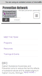 Mobile Screenshot of preventionnetwork.org